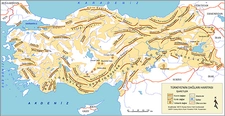 Türkiye Dağları Konumu ve Özellikleri